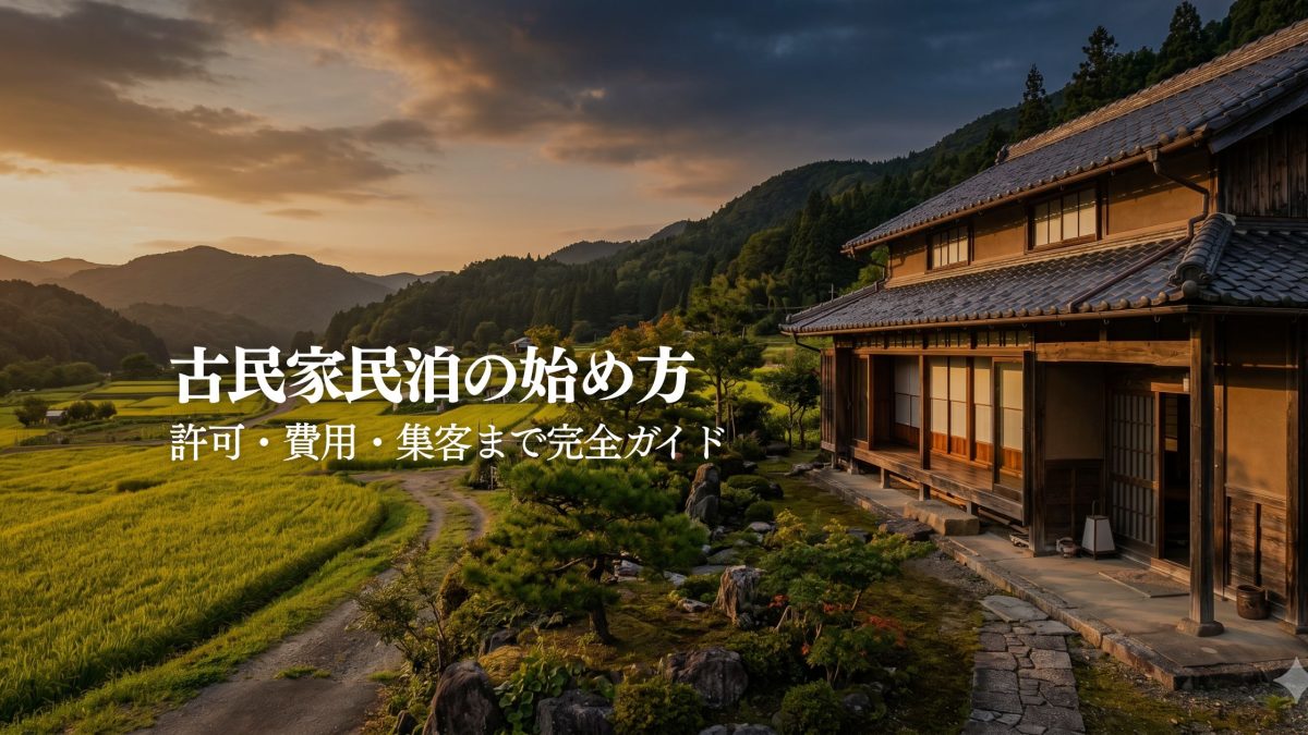 古民家民泊の始め方｜費用・許可申請まで解説｜STAY JAPAN
