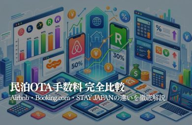 民泊OTA手数料を完全比較