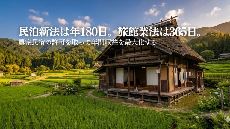 農家民宿の許可申請ガイド｜旅館業法・農林漁家民宿特区の違いを解説｜STAY JAPAN