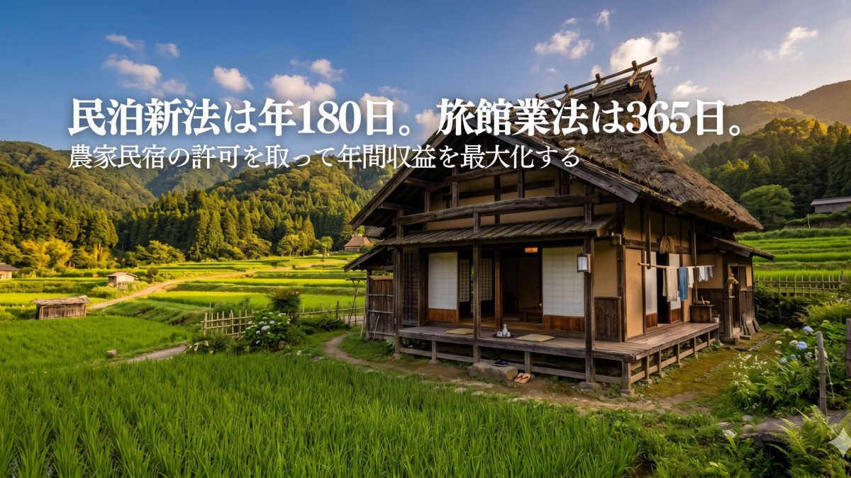 農家民宿の許可申請ガイド｜旅館業法・農林漁家民宿特区の違いを解説｜STAY JAPAN