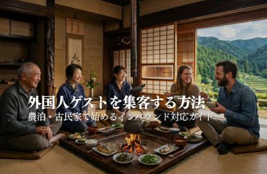 農泊・古民家民泊でインバウンド客を集客する方法