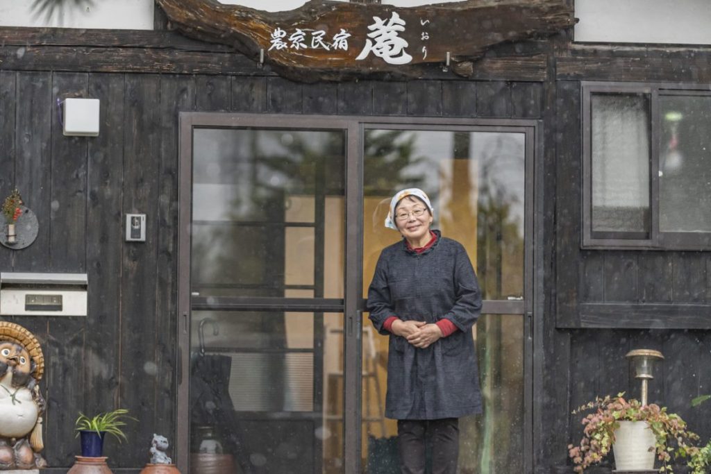Interior of Iori Farmstay in Senboku, Akita